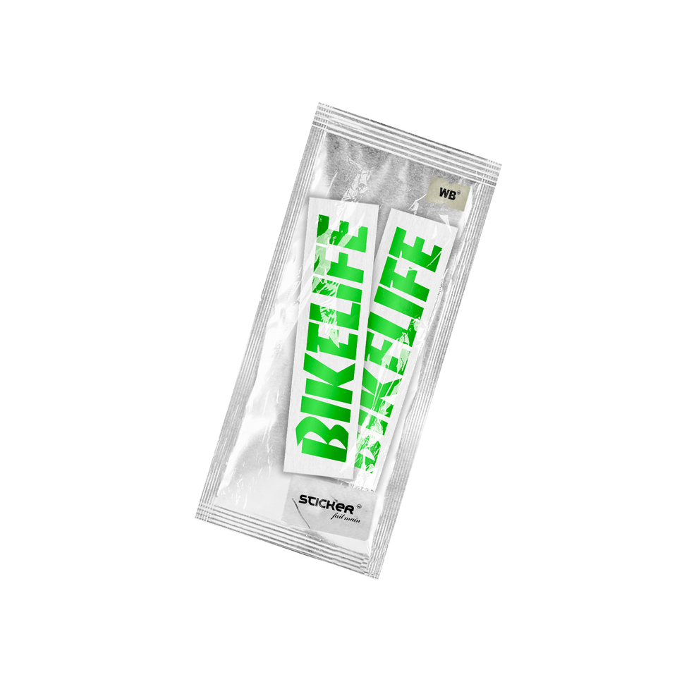 STICKER VÉLO BIKELIFE SE BIKE RÉFLÉCHISSANT NUIT SÉCURITÉ STYLE WILLBSTICKERS WILL B AUTOCOLLANT