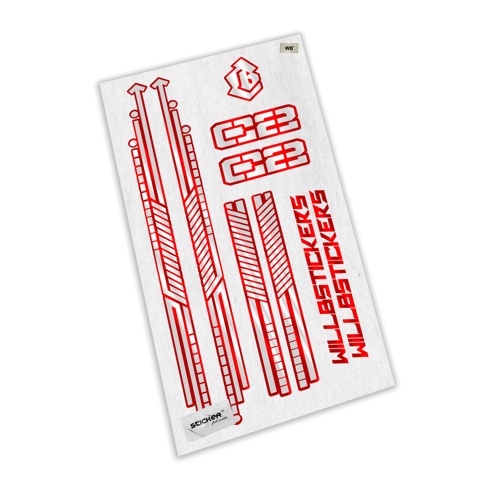 STICKER VÉLO BIKELIFE C2 Collective bikes UK RÉFLÉCHISSANT NUIT SÉCURITÉ STYLE WILLBSTICKERS WILL B AUTOCOLLANT
