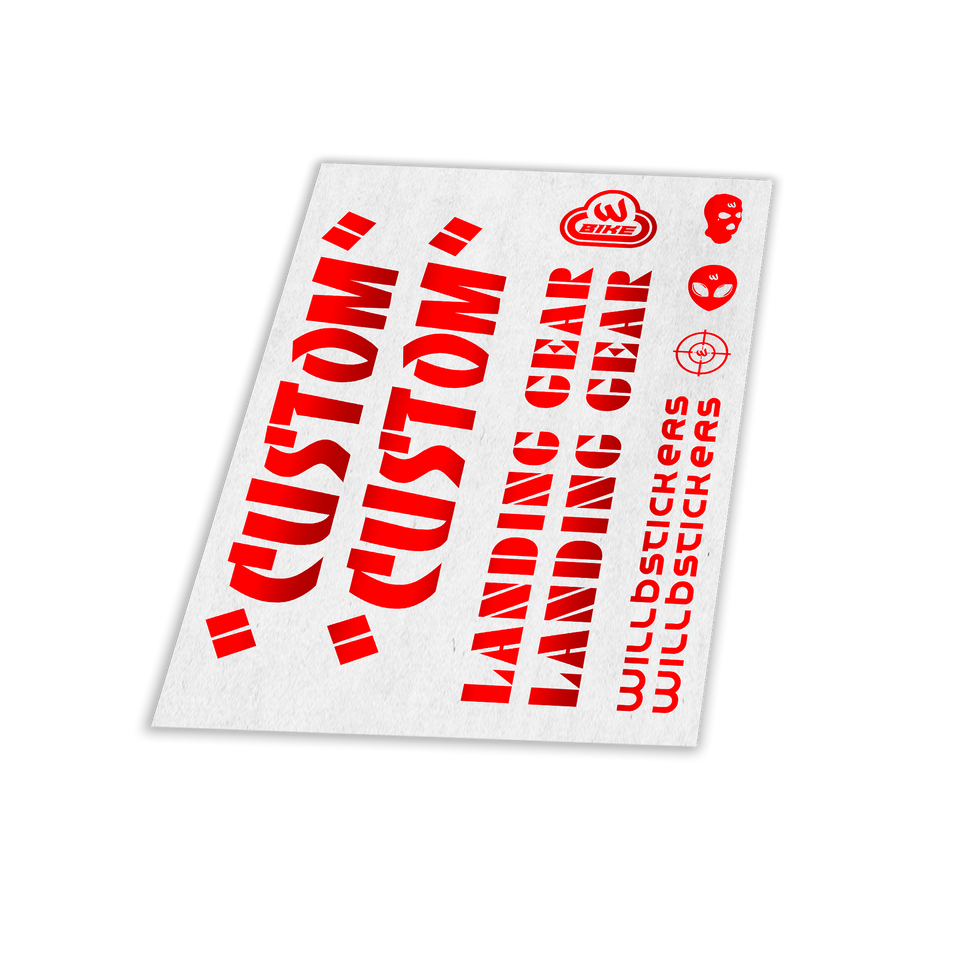 STICKER VÉLO BIKELIFE SE BIKE PK RIPPER KIT DECO RÉFLÉCHISSANT NUIT SÉCURITÉ STYLE WILLBSTICKERS WILL B AUTOCOLLANT