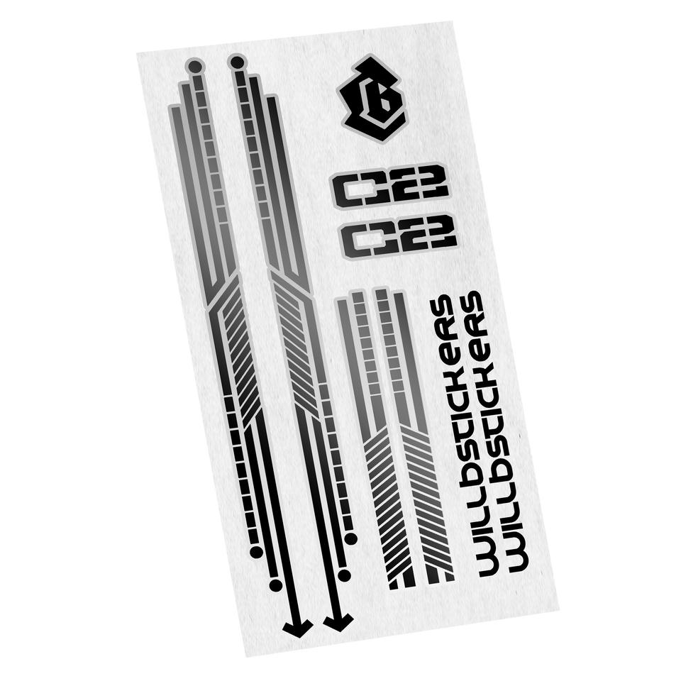 STICKER VÉLO BIKELIFE C2 Collective bikes UK RÉFLÉCHISSANT NUIT SÉCURITÉ STYLE WILLBSTICKERS WILL B AUTOCOLLANT