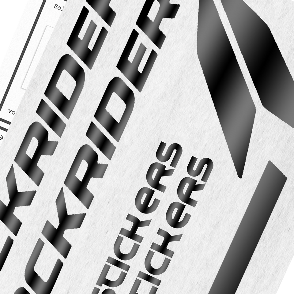 STICKER VÉLO BIKELIFE LANDING GEAR SE BIKE RÉFLÉCHISSANT NUIT SÉCURITÉ STYLE WILLBSTICKERS WILL B AUTOCOLLANT