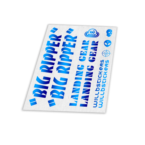 BIG RIPPER STICKERS KIT DECO WILLBSTICKERS le sticker reflechissant pour velo
