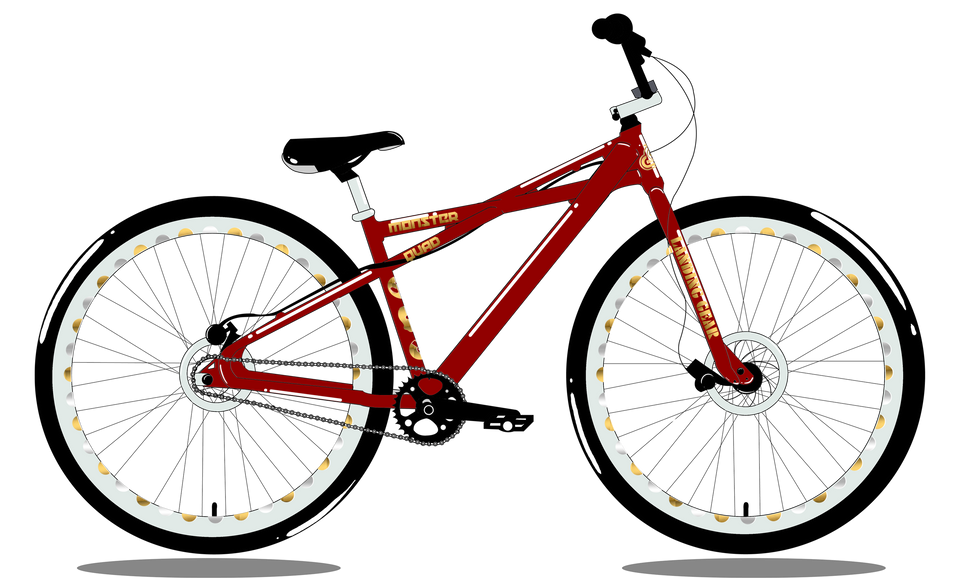 BIKE CUSTOM MONSTER QUAD WILLBSTICKERS