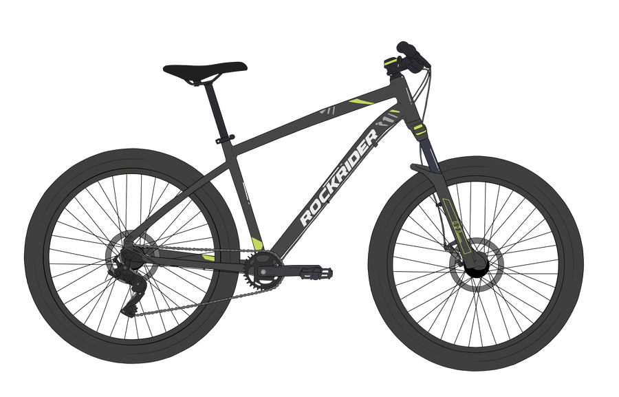 Kit Stickers Autocollants Velo Decathlon Autocollants Rockrider